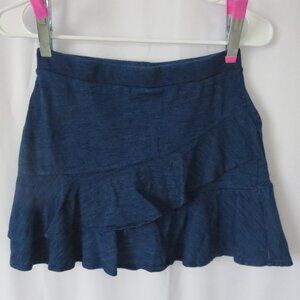 Navy Blue Ruffle‎ Skirt